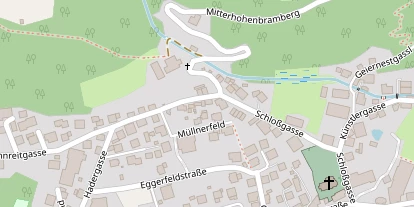 Pension auf Satellitenbild