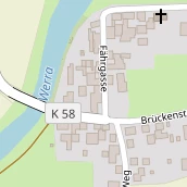 Pension auf Karte