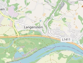 Pension auf Karte