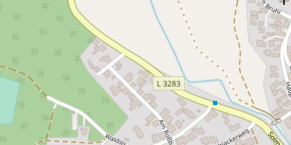 Pension auf Satellitenbild