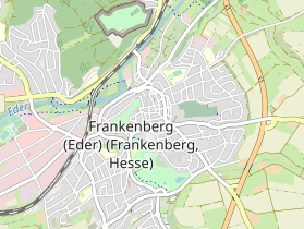 Pension auf Karte
