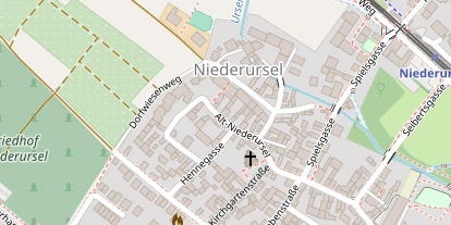 Pension auf Satellitenbild