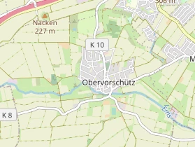 Pension auf Karte