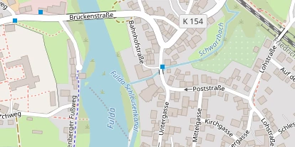 Pension auf Satellitenbild
