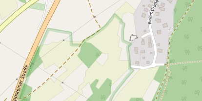 Pension auf Satellitenbild