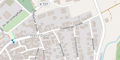 Pension auf Satellitenbild