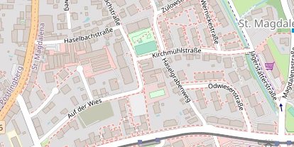 Pension auf Satellitenbild