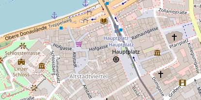 Pension auf Satellitenbild