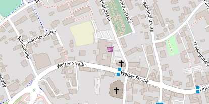 Pension auf Satellitenbild