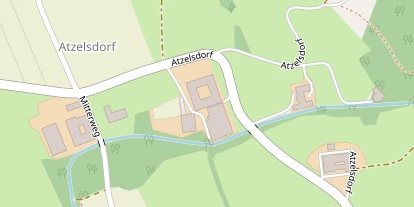 Pension auf Satellitenbild