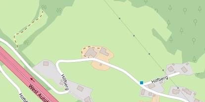 Pension auf Satellitenbild