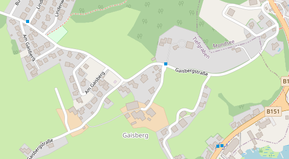 Pension auf Satellitenbild