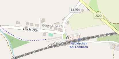 Pension auf Satellitenbild