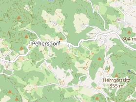 Pension auf Karte