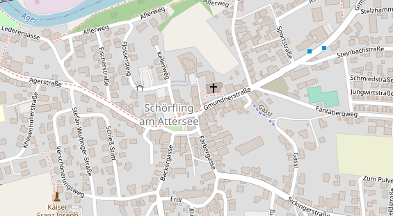 Pension auf Satellitenbild