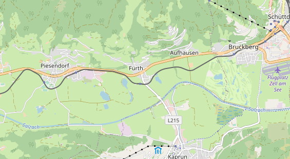 Pension auf Karte