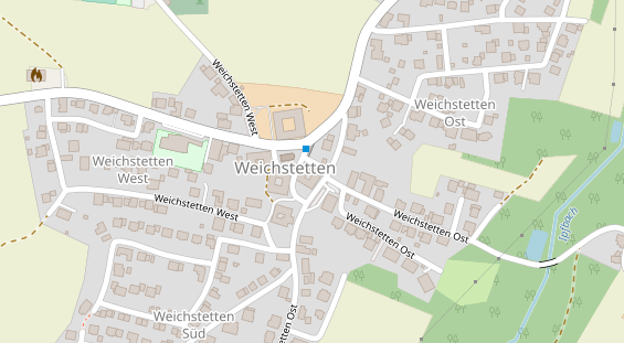 Pension auf Satellitenbild