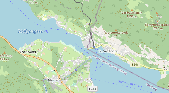 Pension auf Karte