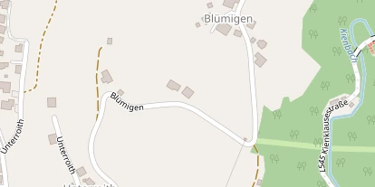 Pension auf Satellitenbild