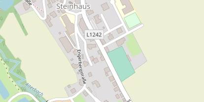 Pension auf Satellitenbild