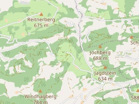 Pension auf Karte