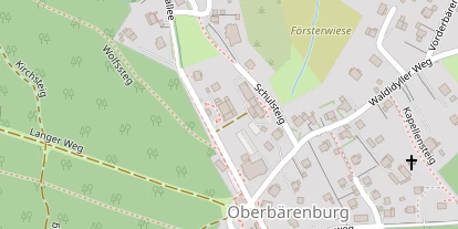Pension auf Satellitenbild