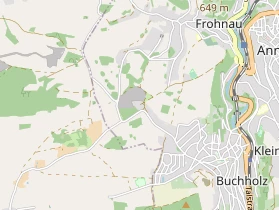 Pension auf Karte