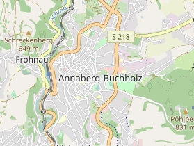 Pension auf Karte