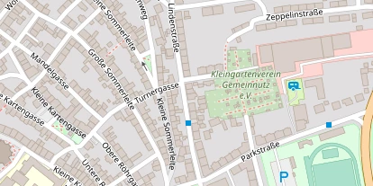 Pension auf Satellitenbild
