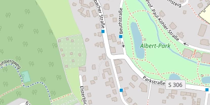 Pension auf Satellitenbild