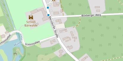 Pension auf Satellitenbild