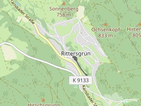 Pension auf Karte