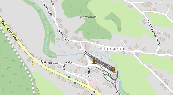 Pension auf Satellitenbild