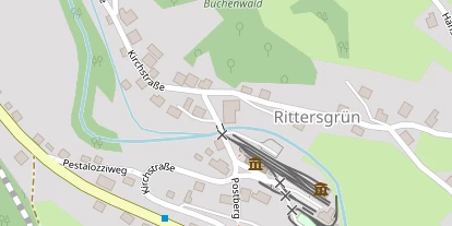 Pension auf Satellitenbild