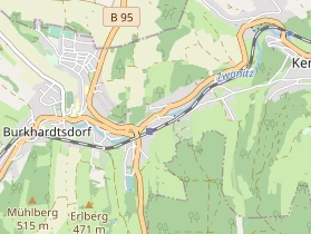 Pension auf Karte