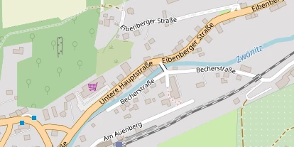 Pension auf Satellitenbild