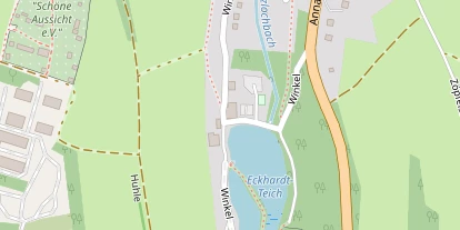 Pension auf Satellitenbild