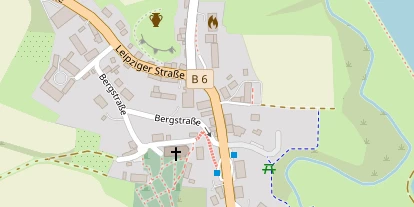 Pension auf Satellitenbild