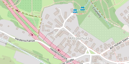 Pension auf Satellitenbild