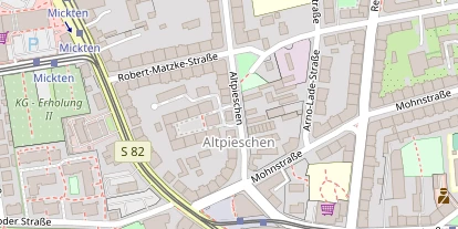 Pension auf Satellitenbild