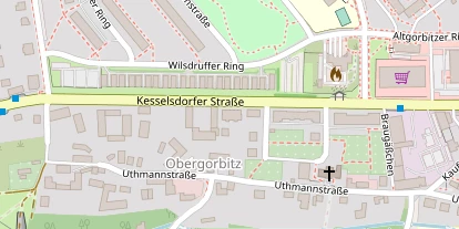 Pension auf Satellitenbild