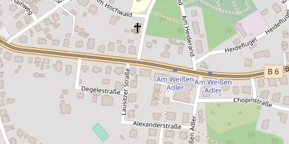 Pension auf Satellitenbild