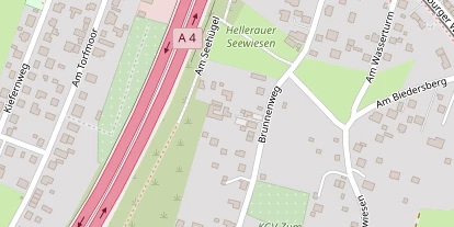 Pension auf Satellitenbild