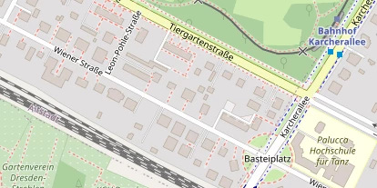 Pension auf Satellitenbild