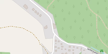 Pension auf Satellitenbild