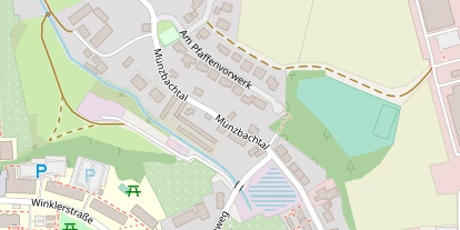 Pension auf Satellitenbild