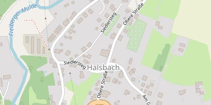 Pension auf Satellitenbild