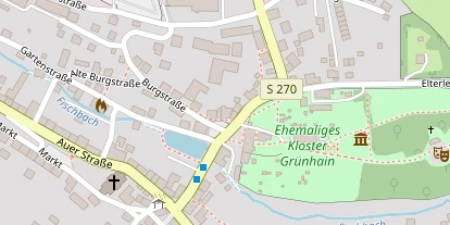Pension auf Satellitenbild