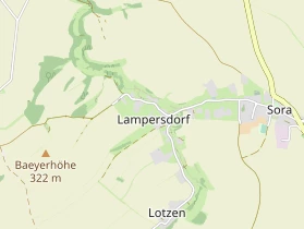 Pension auf Karte