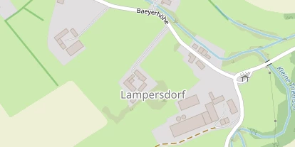 Pension auf Satellitenbild